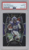 Kene Nwangwu from the 2021 Panini Select set featuring a Disco Black  parallel graded by PSA and given an overall grade of 10.