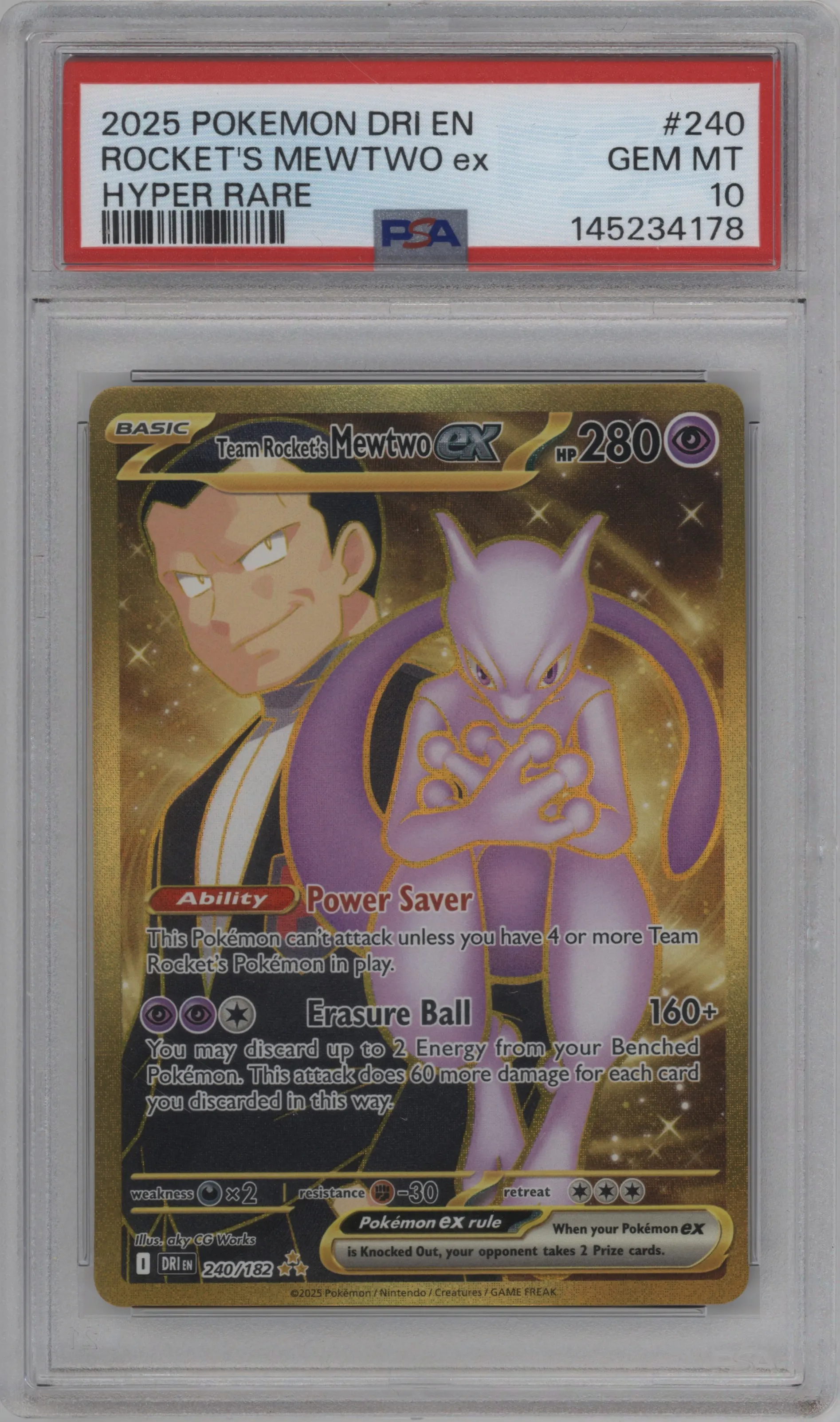 Team Rocket's Mewtwo ex