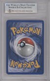 Umbreon ex from the 2005 Pokemon EX set graded by Beckett and given an overall grade of 8.5.