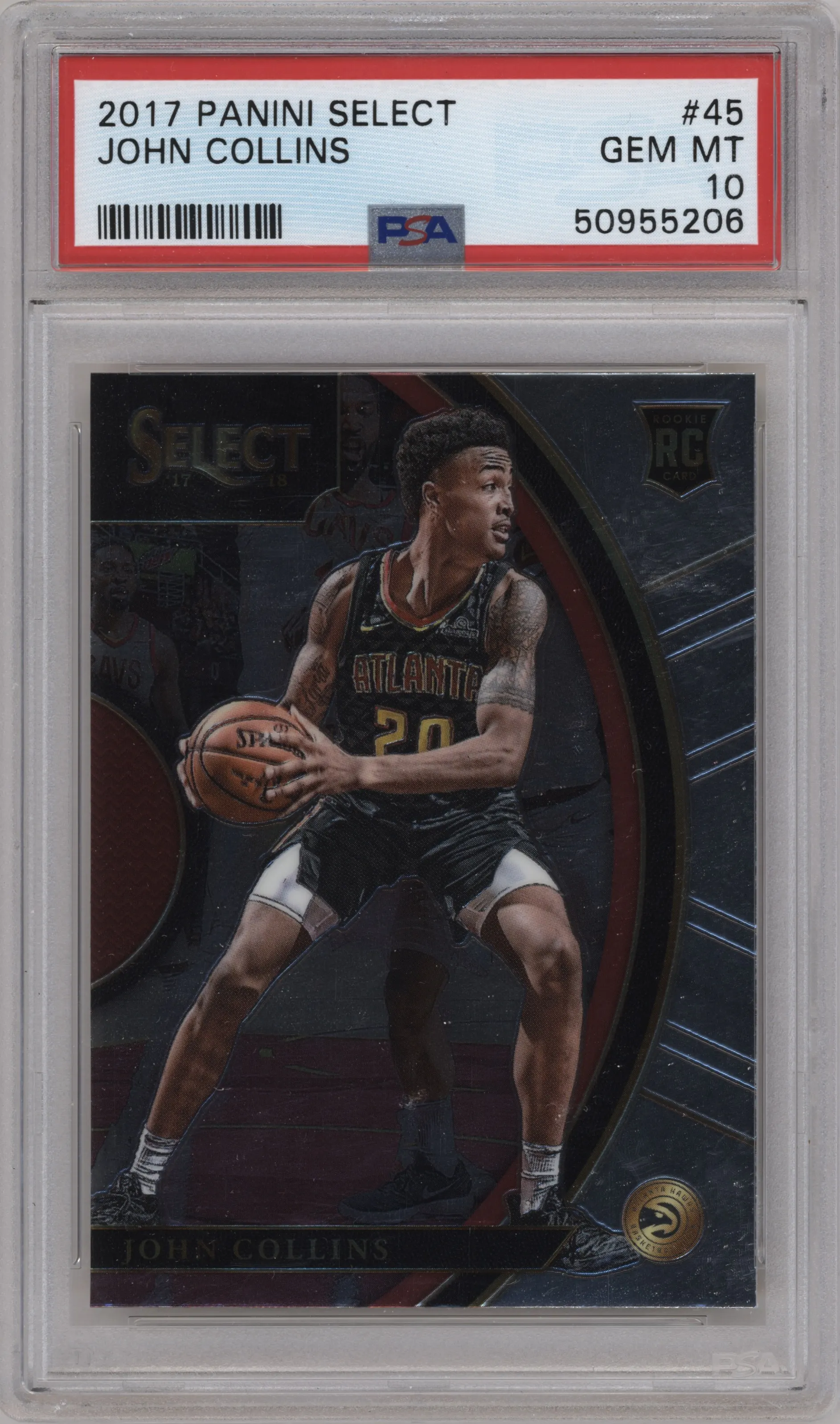 2017 Panini Select John Collins PSA 10
