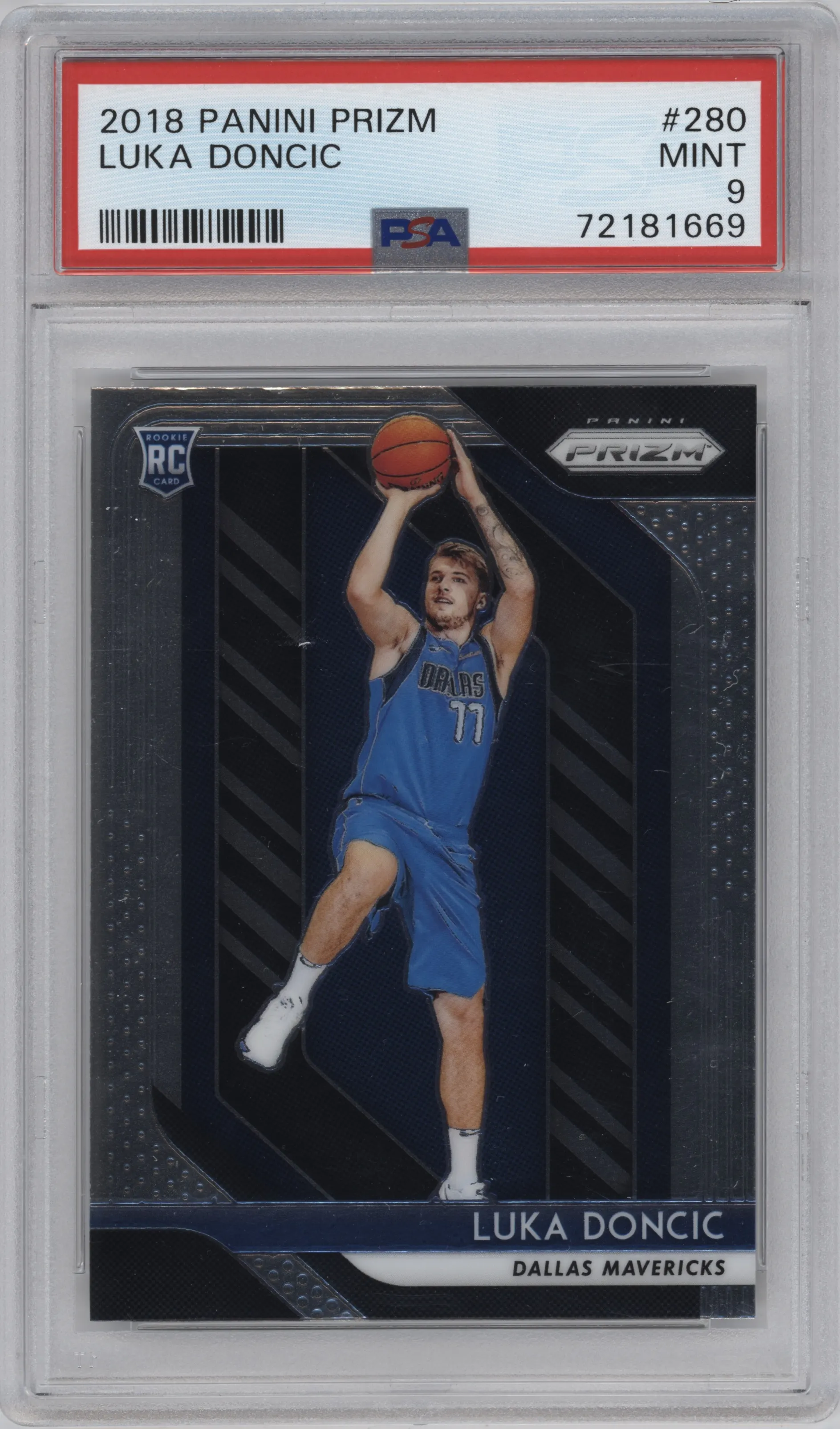 2018 Panini Prizm Luka Doncic PSA 9