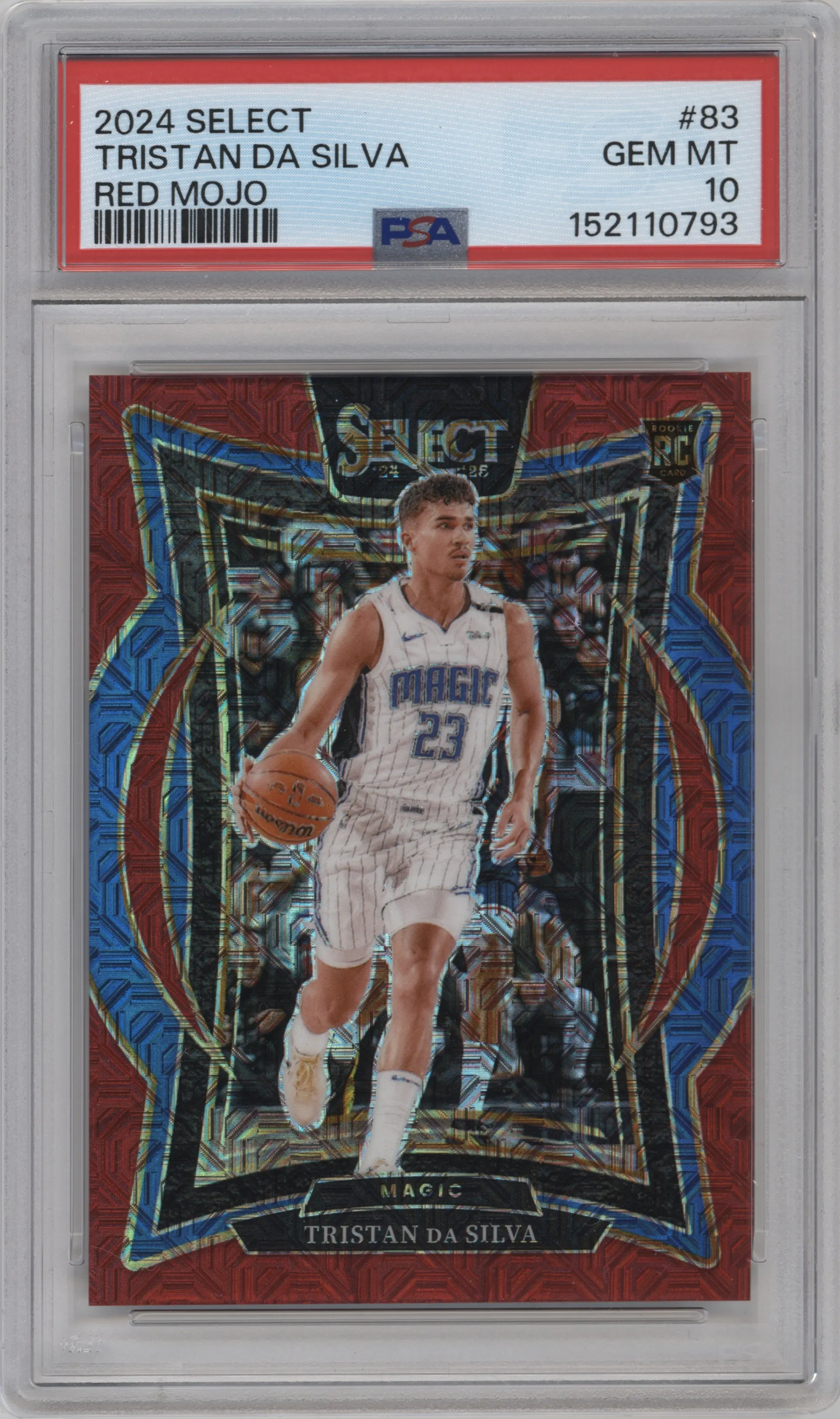 2024 Panini Select Tristan da Silva Red Mojo PSA 10