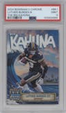 Luther Burden III from the 2024 Bowman University Chrome set graded by PSA and given an overall grade of 9.