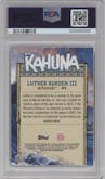 Luther Burden III from the 2024 Bowman University Chrome set graded by PSA and given an overall grade of 9.