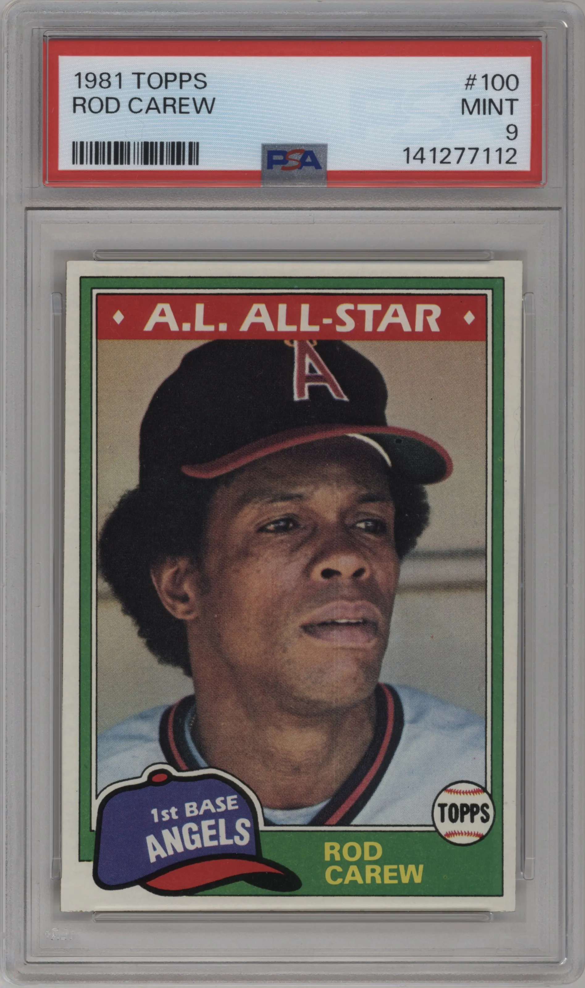 1981 Topps Rod Carew PSA 9