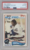 Lawrence Taylor from the 1982 Topps set graded by PSA and given an overall grade of 6.
