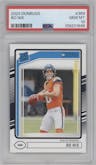 Bo Nix from the 2024 Donruss set graded by PSA and given an overall grade of 10.