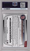 Steve Carlton from the 2025 Bowman set featuring a Retrofractor parallel graded by PSA and given an overall grade of 9.