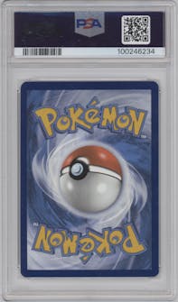 Houndoom from the 2024 Pokemon SV set graded by PSA and given an overall grade of 10.