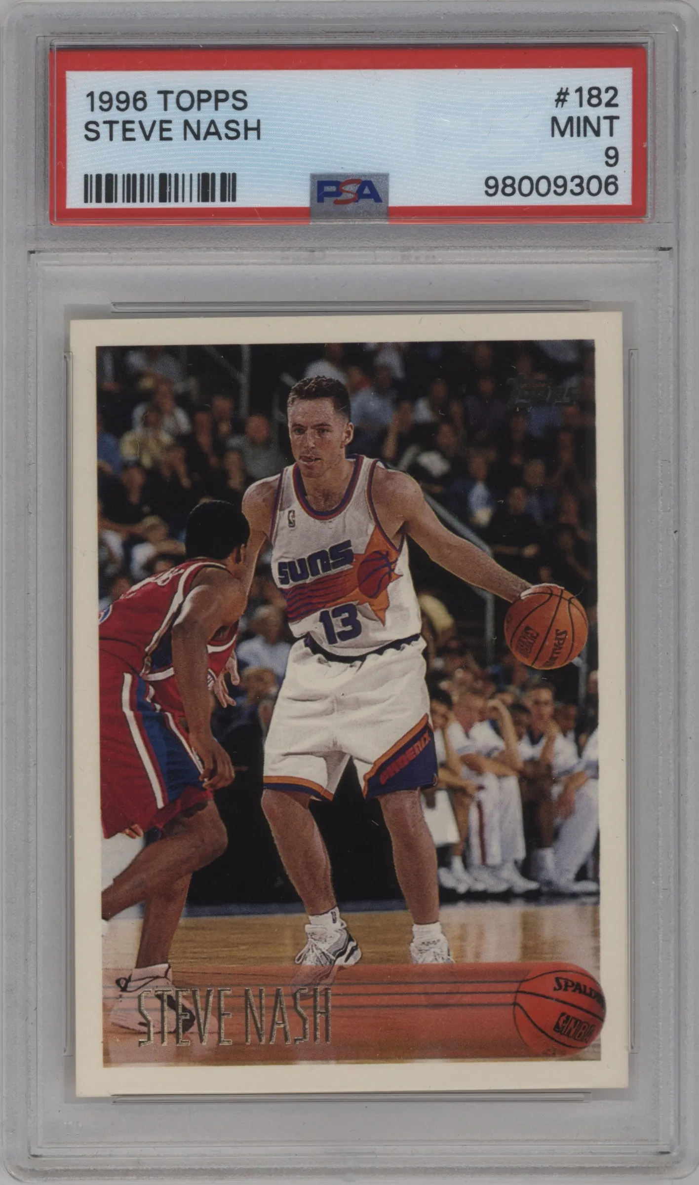 1996 Topps Steve Nash PSA 9