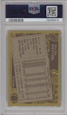 Walter Payton from the 1986 Topps set graded by PSA and given an overall grade of 8.