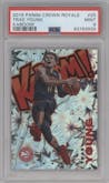 Trae Young from the 2019-20 Panini Crown Royale set graded by PSA and given an overall grade of 9.