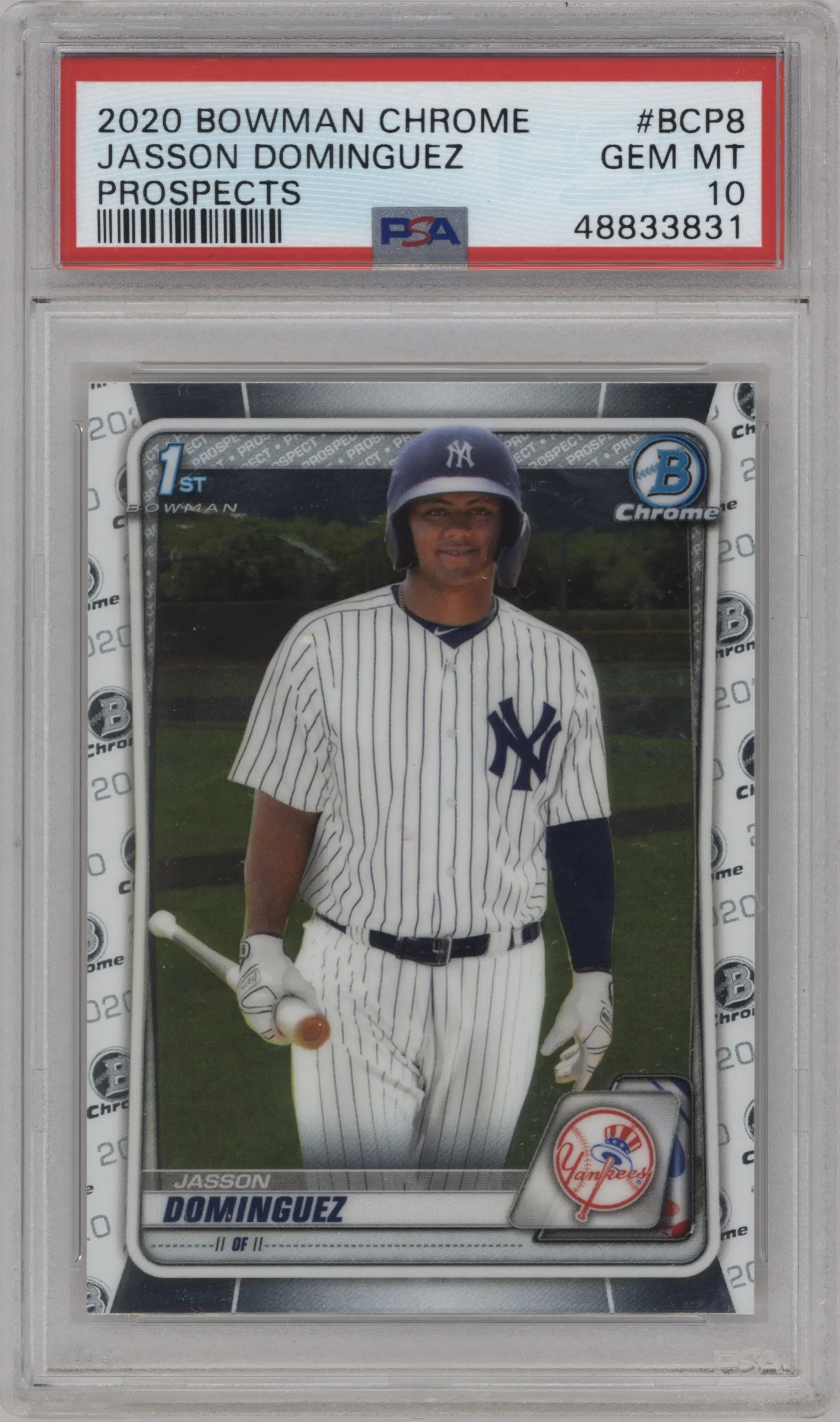 2020 Bowman Chr.Pros. Jasson Dominguez PSA 10