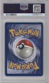 Lapras from the 1999 Pokemon set graded by PSA and given an overall grade of 8.