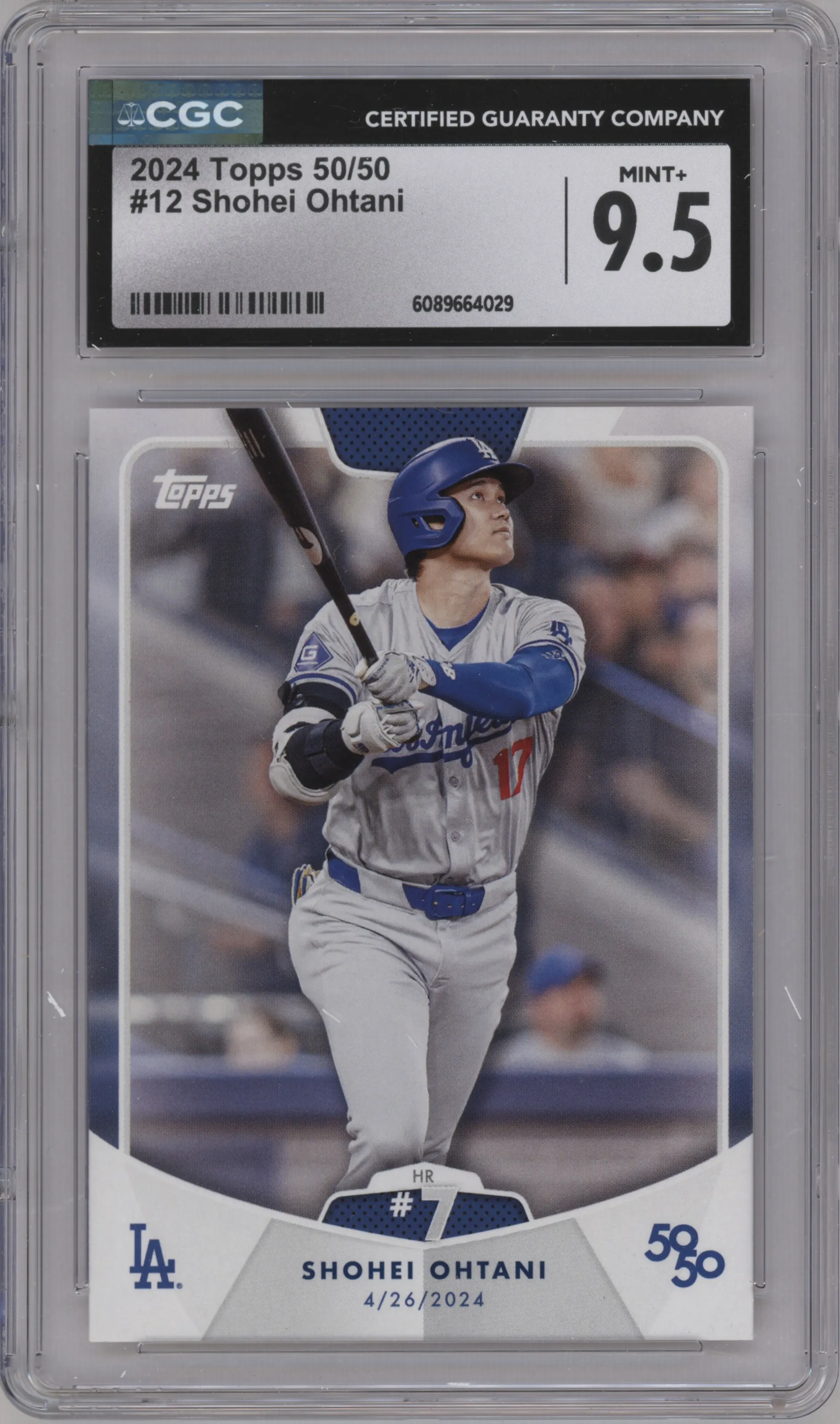 2024 Topps 50/50 Shohei Ohtani CGC 9.5