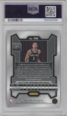 Victor Wembanyama from the 2023-24 Panini Prizm set graded by PSA and given an overall grade of 10.
