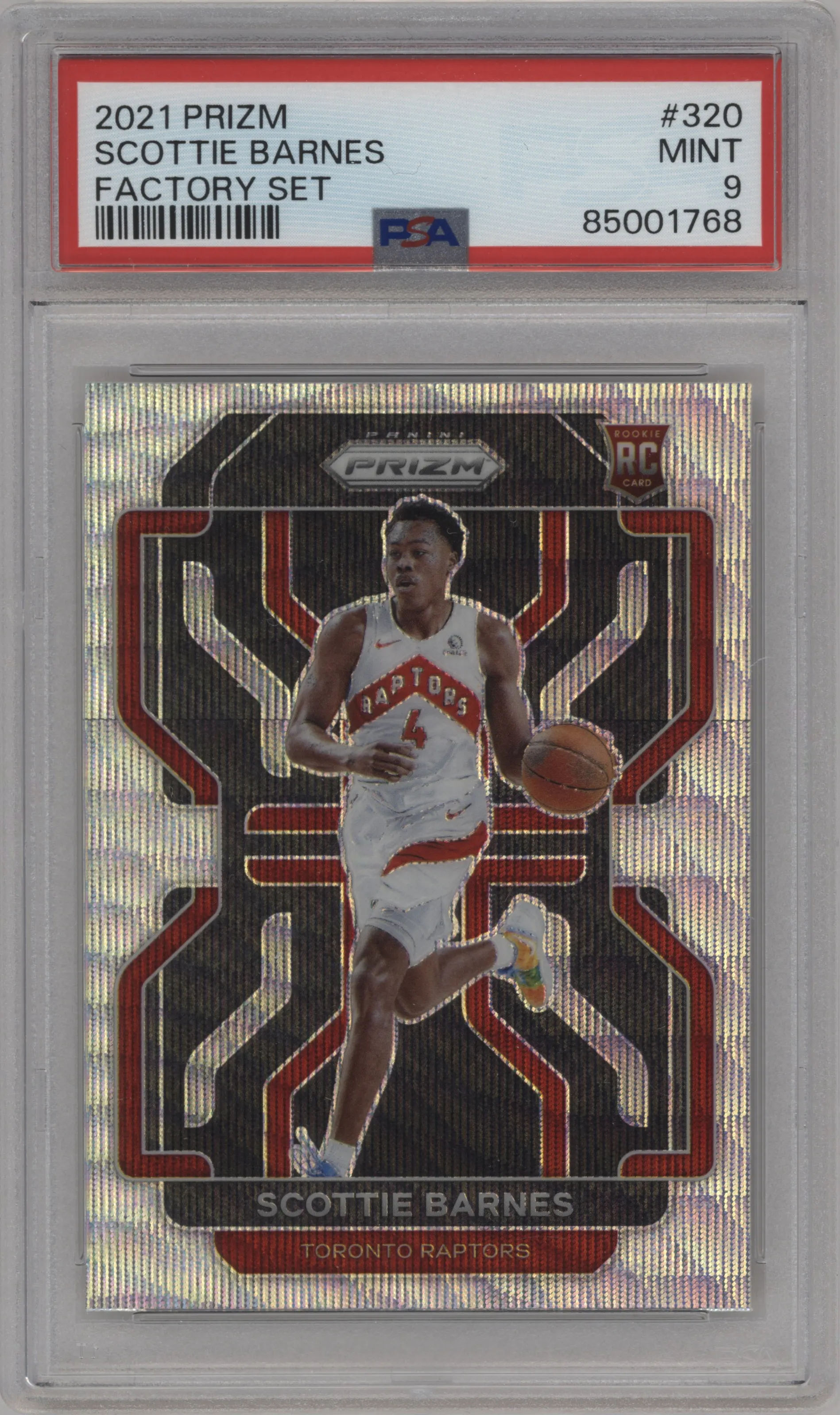 2021 Panini Prizm Scottie Barnes Factory Set #320 PSA 9