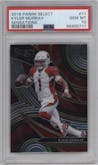 Kyler Murray from the 2019 Panini Select  set graded by PSA and given an overall grade of 10.