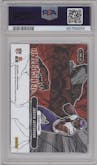 Justin Jefferson from the 2023-24 Panini Donruss set graded by PSA and given an overall grade of 10.