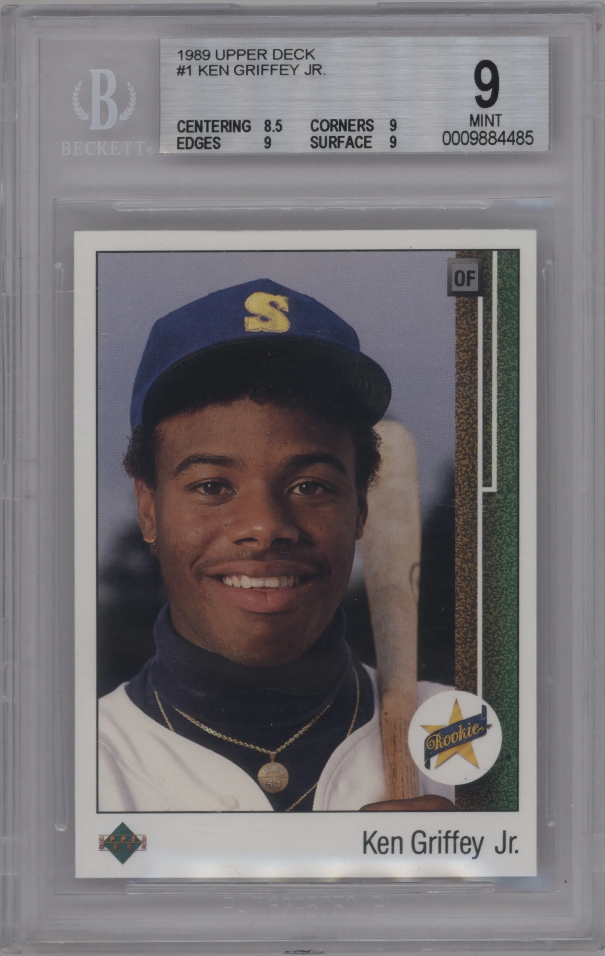 1989 Upper Deck Ken Griffey Jr. #1 BGS 9