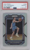 Chet Holmgren from the 2022-23 Panini Prizm  set featuring a Silver Prizm parallel graded by PSA and given an overall grade of 10.