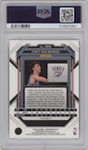 Chet Holmgren from the 2022-23 Panini Prizm  set featuring a Silver Prizm parallel graded by PSA and given an overall grade of 10.