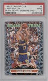 Chris Mullin from the 1992-93 Topps Stadium Club set featuring a Members Only parallel graded by PSA and given an overall grade of 9.