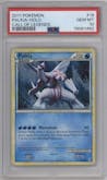 Palkia from the 2011 Pokemon  set graded by PSA and given an overall grade of 10.