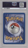 Machop from the 2000 Pokemon set graded by PSA and given an overall grade of 8.