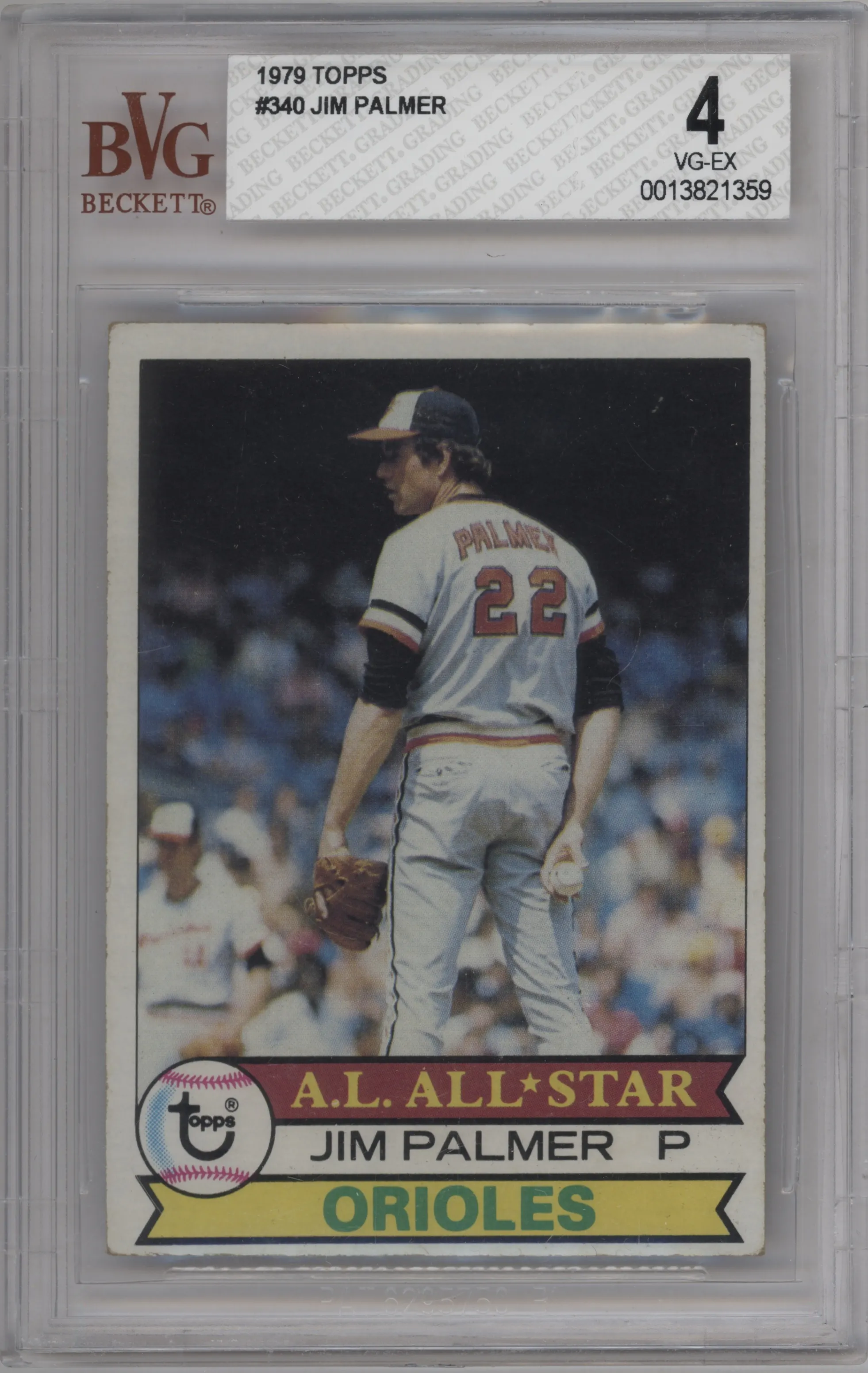 1979 Topps Jim Palmer BGS 4
