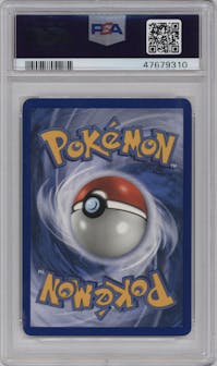 Pikachu from the 2006 Pokemon EX set featuring a Journey Across America parallel graded by PSA and given an overall grade of 10.
