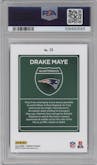 Drake Maye from the 2024 Donruss set graded by PSA and given an overall grade of 10.