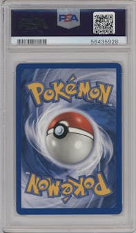 Misty's Psyduck from the 2000 Pokemon GH set graded by PSA and given an overall grade of 10.