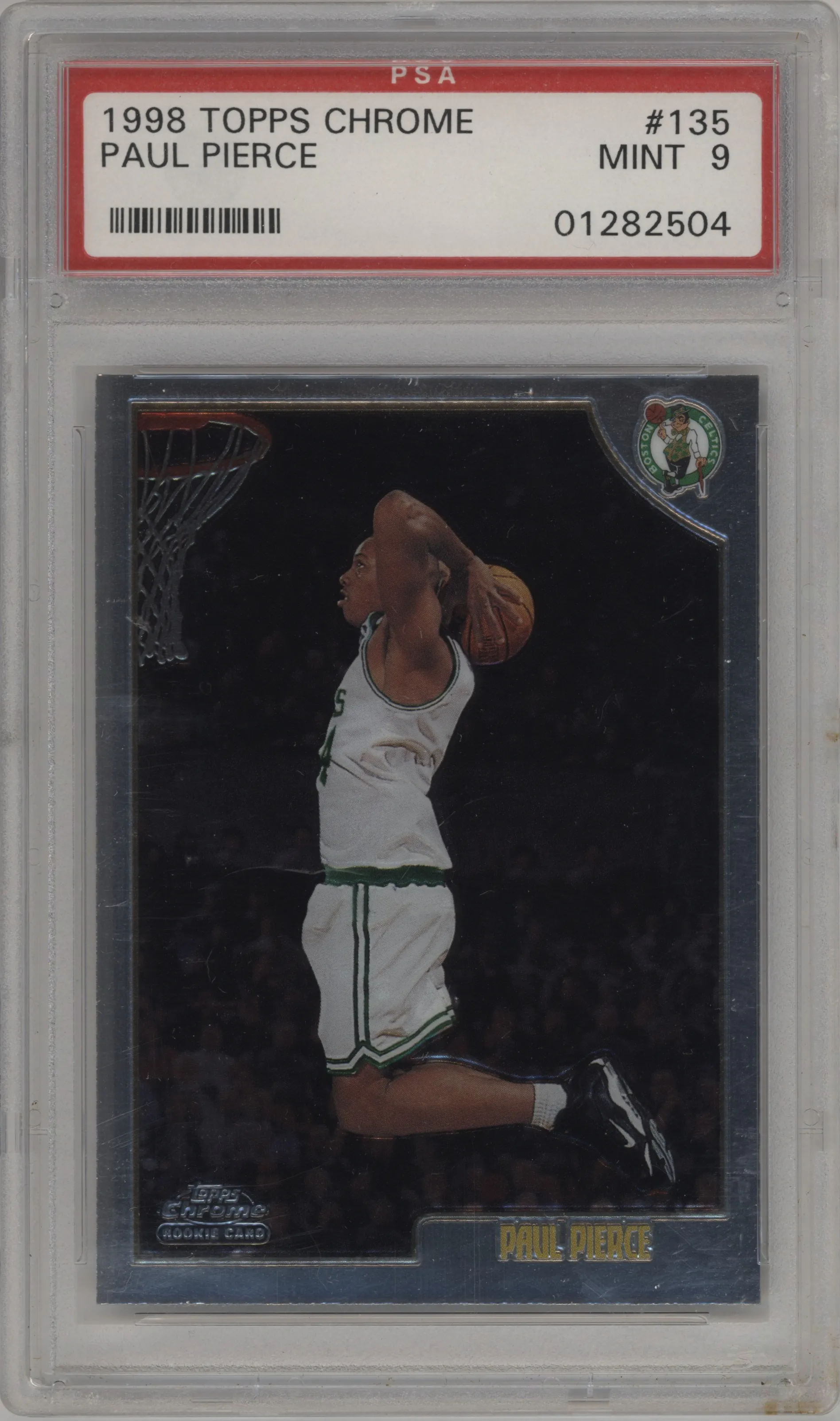 1998 Topps Chrome Paul Pierce PSA 9
