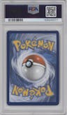 Rocket's Zapdos from the 2021 Pokemon SWSH set featuring a Gym Challenge parallel graded by PSA and given an overall grade of 9.