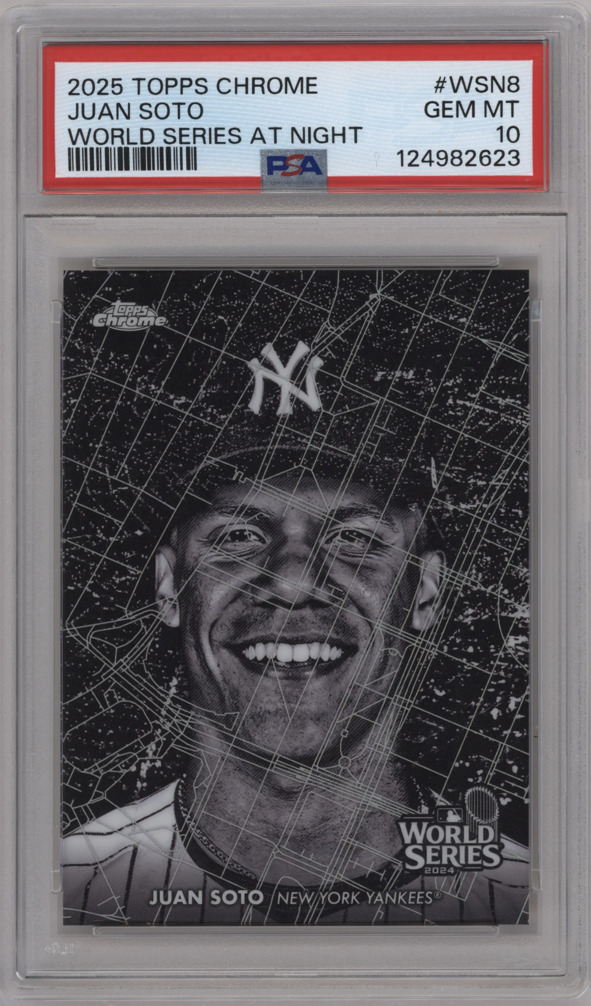 2025 Topps Chrome WSN Juan Soto #WSN-8 PSA 10