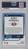 Ricky Pearsall from the 2024 Donruss set featuring a Red Pandora parallel graded by PSA and given an overall grade of 10.
