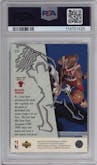Michael Jordan from the 1995-96 Upper Deck  set graded by PSA and given an overall grade of 10.