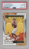Jayden Daniels from the 2024 Donruss set graded by PSA and given an overall grade of 10.