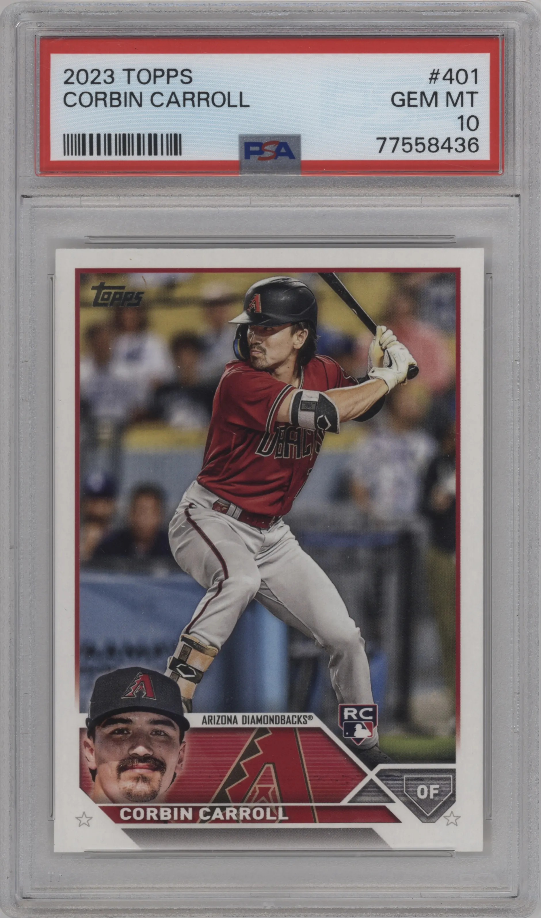 2023 Topps Series 2 Corbin Carroll #401 PSA 10