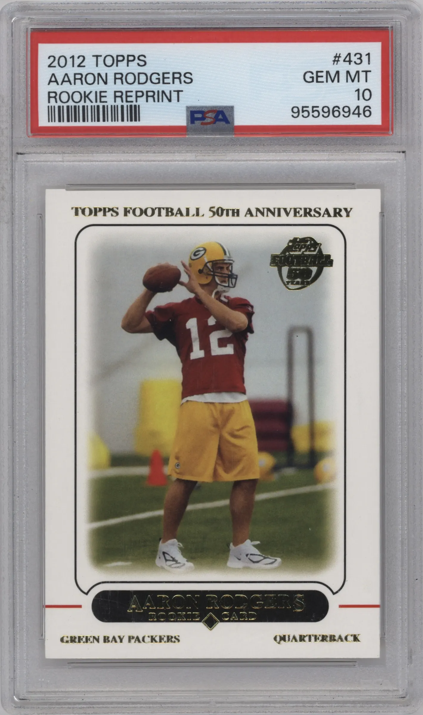 2012 Topps Rke.Reprint Aaron Rodgers PSA 10