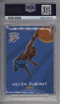 Kevin Durant from the 2014-15 Panini Excalibur set graded by PSA and given an overall grade of 9.