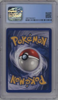 Charizard from the 1999 Pokemon set graded by CSG and given an overall grade of 7.5.