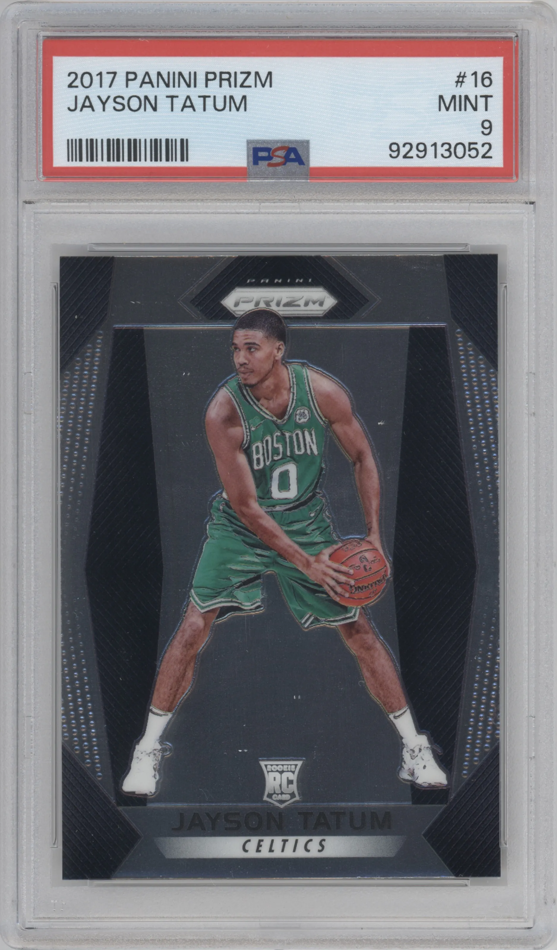 2017 Panini Prizm Jayson Tatum PSA 9