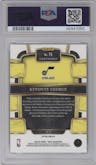 Keyonte George from the 2023-24 Panini Select  set featuring a Blue Cracked Ice parallel graded by PSA and given an overall grade of 10.