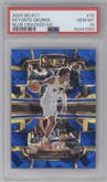 Keyonte George from the 2023-24 Panini Select  set featuring a Blue Cracked Ice parallel graded by PSA and given an overall grade of 10.