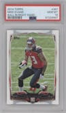 Mike Evans from the 2014 Topps set graded by PSA and given an overall grade of 10.