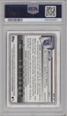 Bobby Witt Jr. from the 2020 Bowman Mega Box Chrome set graded by PSA and given an overall grade of 9.