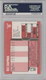 Rex Chapman from the 1989-90 Fleer set graded by PSA and given an overall grade of 10.