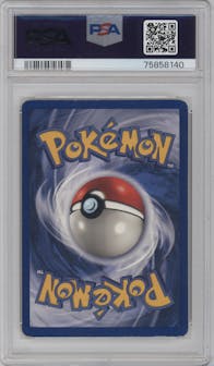 Raichu from the 1999 Pokemon set graded by PSA and given an overall grade of 5.